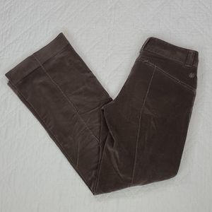 Athleta Brown Corduroy Flare Pants Size 4